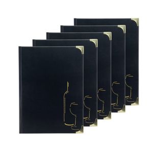 Securit Basic Range Wine Card A4 Blk