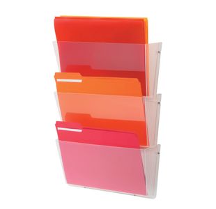 Deflecto Link Wall Pkt A4 Clear Pk3