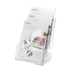 Deflecto A4 3Tier Literature Holder