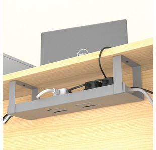 D-Line Cable Tidy Tray Steel Slv