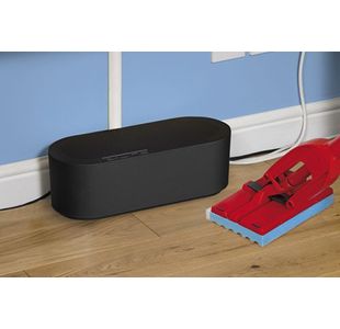 D-Line Black Large Cable Tidy Unit