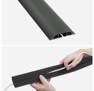 D-Line Cble Cvr 80Mm L/Duty 1.8M Blk