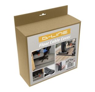 D-Line Cble Cvr 80Mm L/Duty 1.8M Blk