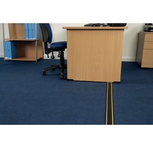 Dline Flr Cbl Cvr Hzrd Connt Ylw/Blk