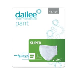 Pant Prem Super Incont Pants L Pk15