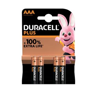 Duracell Plus Aaa Battery Pk4