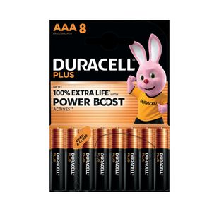 Duracell Plus Aaa Battery Alk Pk8