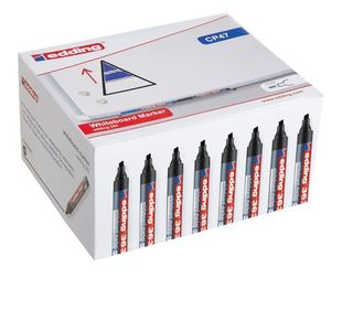 Edding Classpk Wbrd Markers Blk Pk50