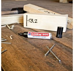 Edding Perm Marker Black 500 Pk10
