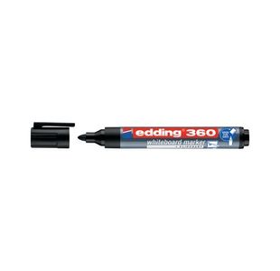 Edding 360 Drywipe Marker Black Pk50