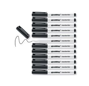 Edding Handwriter Pen Black Pk42
