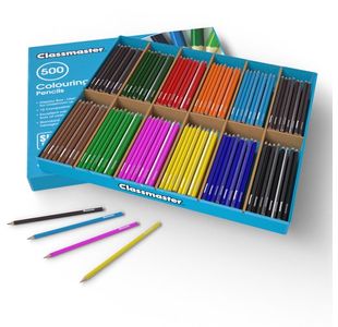 Classmaster Colour Pencils Ast Pk500