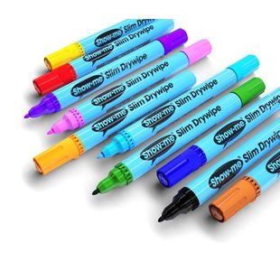 Shwme Fn Slm Drywipe Markr Ast Pk50