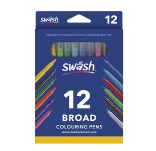 Swash Colouring Pens Broad Tip 12