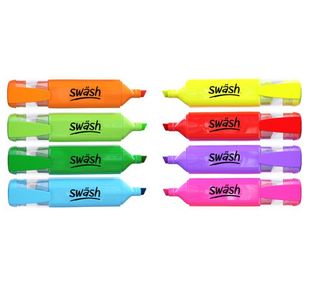 Swash Premium Highlighters Ast Pk48