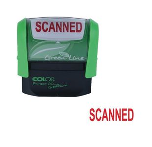 Colop Green Line S Ink Stamp Scanned