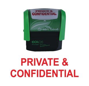 Colop S/Inking Stamp Private/Confid