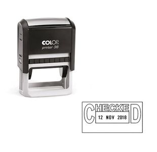 Colop Printer 38 Date Stamp Checked