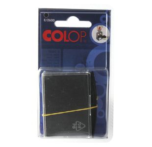 Colop E/2600 Rep Pads Black Pk2