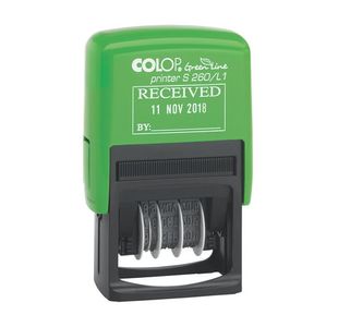 Colop S260/L1 Grnline Datestamp Recd