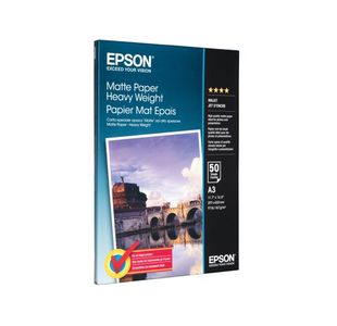 Epson A3 167Gsm Matte Hvywght Pk50