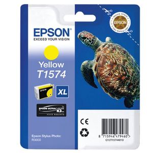 Epson T1574 Ink Cart Ultra Chrm Ylw