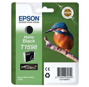 Epson T1598 Ink Cart Ultra Matte Blk