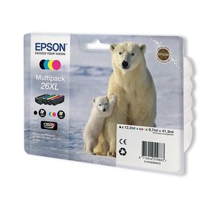 Epson 26Xl Ink Cart Hy Multipk Cmyk