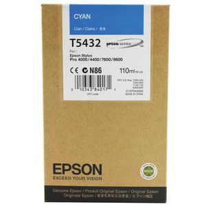 Epson T5432 Ink Cart Ultra Chrome Cy