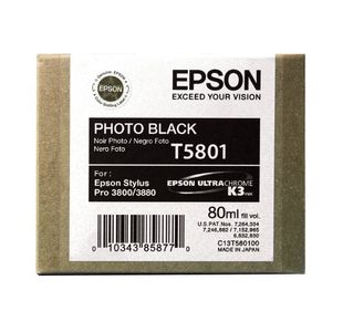 Epson T5801 Ink Cartridge Photo Blk