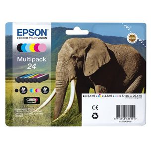 Epson 24 Ink Pho Hd Cmyk/L Cy/L Mag