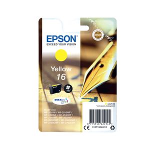 Epson 16 Inkjet Cartridge Yellow