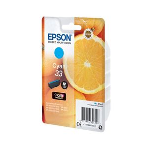 Epson 33 Inkjet Cartridge Cyan
