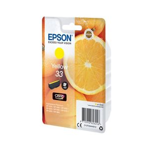 Epson 33 Inkjet Cartridge Yellow