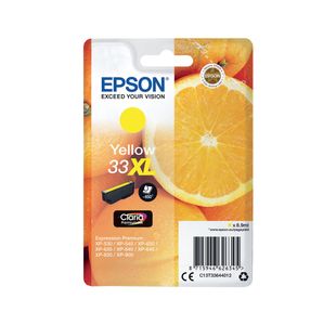 Epson 33Xl Ink Cartridge Hy Yellow