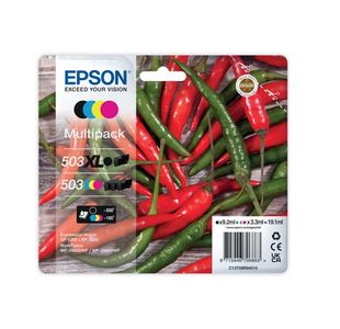 Epson 503Xl/503 Ink Mlt Xl K/Std Cmy