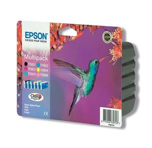 Epson T0807 Ink Cmyk/Lt Cy/Lt Mag
