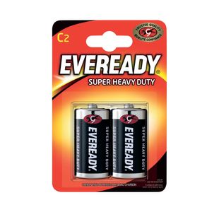Eveready Super Hd Size C Battery Pk2