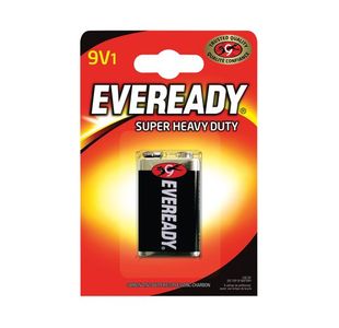 Eveready Super Heavy Duty 9V Battery