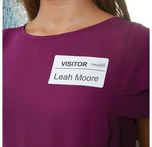 Dymo Name Badge Label 89X41 Wht P300