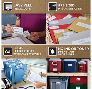 Dymo Multipurpose Labels 25X54Mm Wht