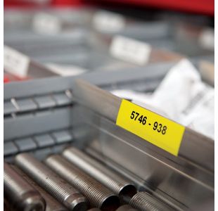 Dymo Rhino Vinyl Tape 19Mm Blk/Ylw