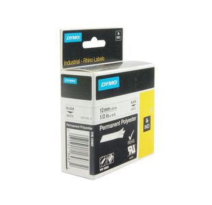 Dymo Rhino Nylon Tape 12Mm Wht