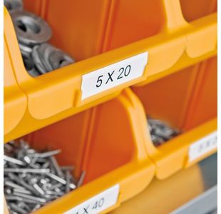 Dymo Rhino Vinyl Tape 9Mm Blk/Wht