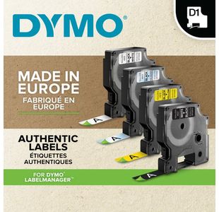 Dymo D1 Labelmaker Tape 9Mm Blu/Wht