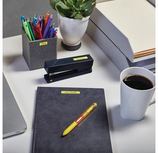 Dymo D1 Labelmaker Tape 9Mm Blk/Yllw