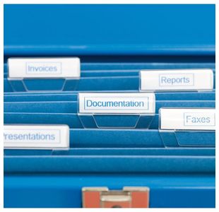 Dymo D1 Labelmaker Tape 12Mm Blu/Wht