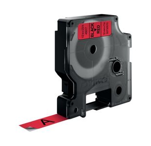 Dymo 4500 Label Tape 12Mm Black/Red