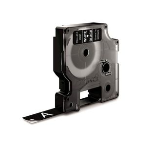Dymo D1 Labelmaker Tape 12Mm Wht/Blk