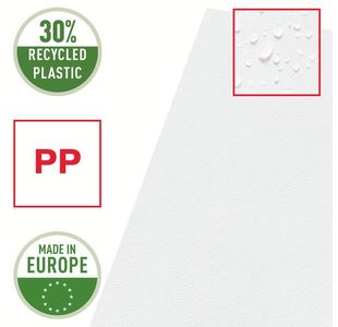 Esselte Embossd Folder A4 Clr Pk100